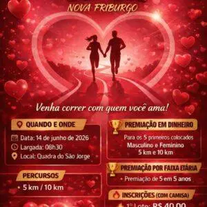 3ª Corrida do Amor - Nova Friburgo