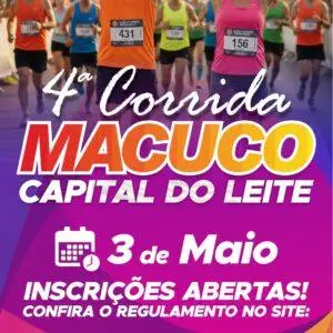 4ª CORRIDA MACUCO – CAPITAL DO LEITE 2026