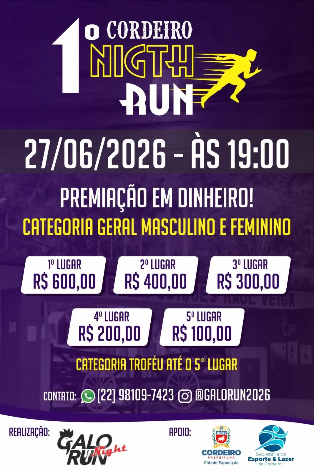 1° Cordeiro Nigth Run