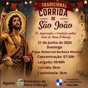 Corrida e Caminhada de São João Batista - 2026