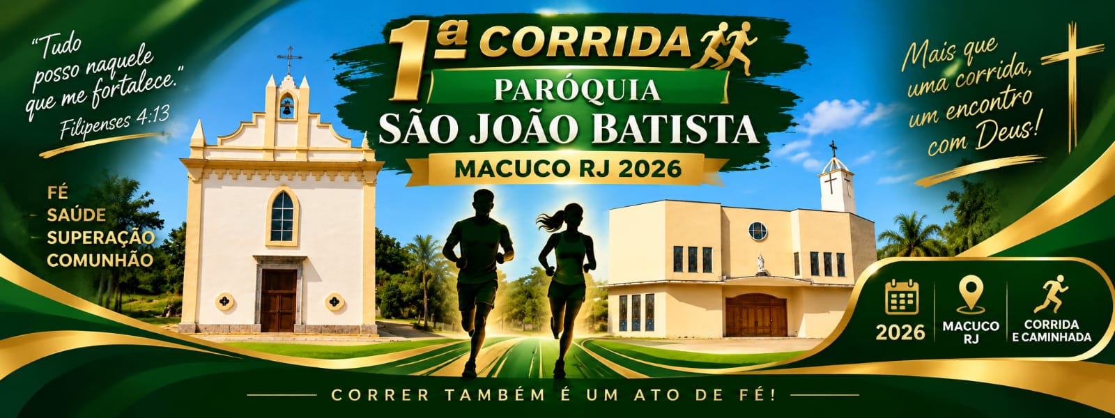 1ª Corrida Paróquia São João Batista – Macuco/RJ